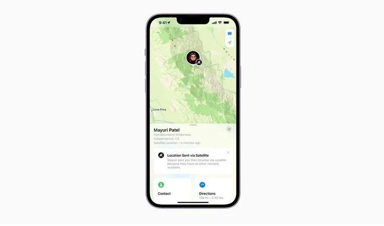 文儒镇苹果14维修分享iPhone14系列中 FindMy功能通过卫星分享位置方法教程 