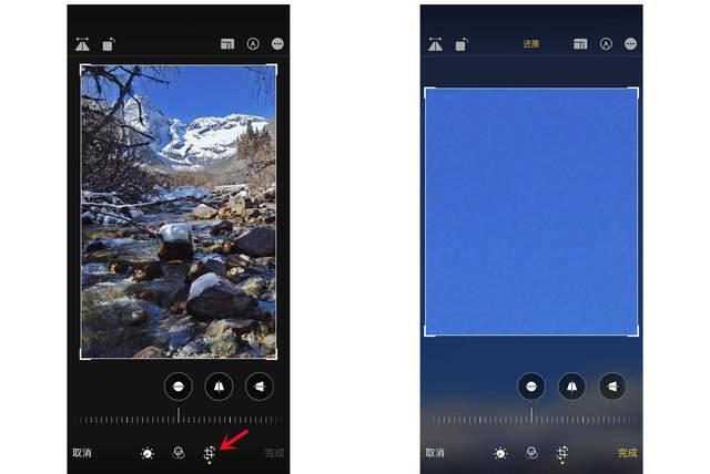 文儒镇苹果手机维修分享iPhone手机如何使用裁剪功能隐藏照片 